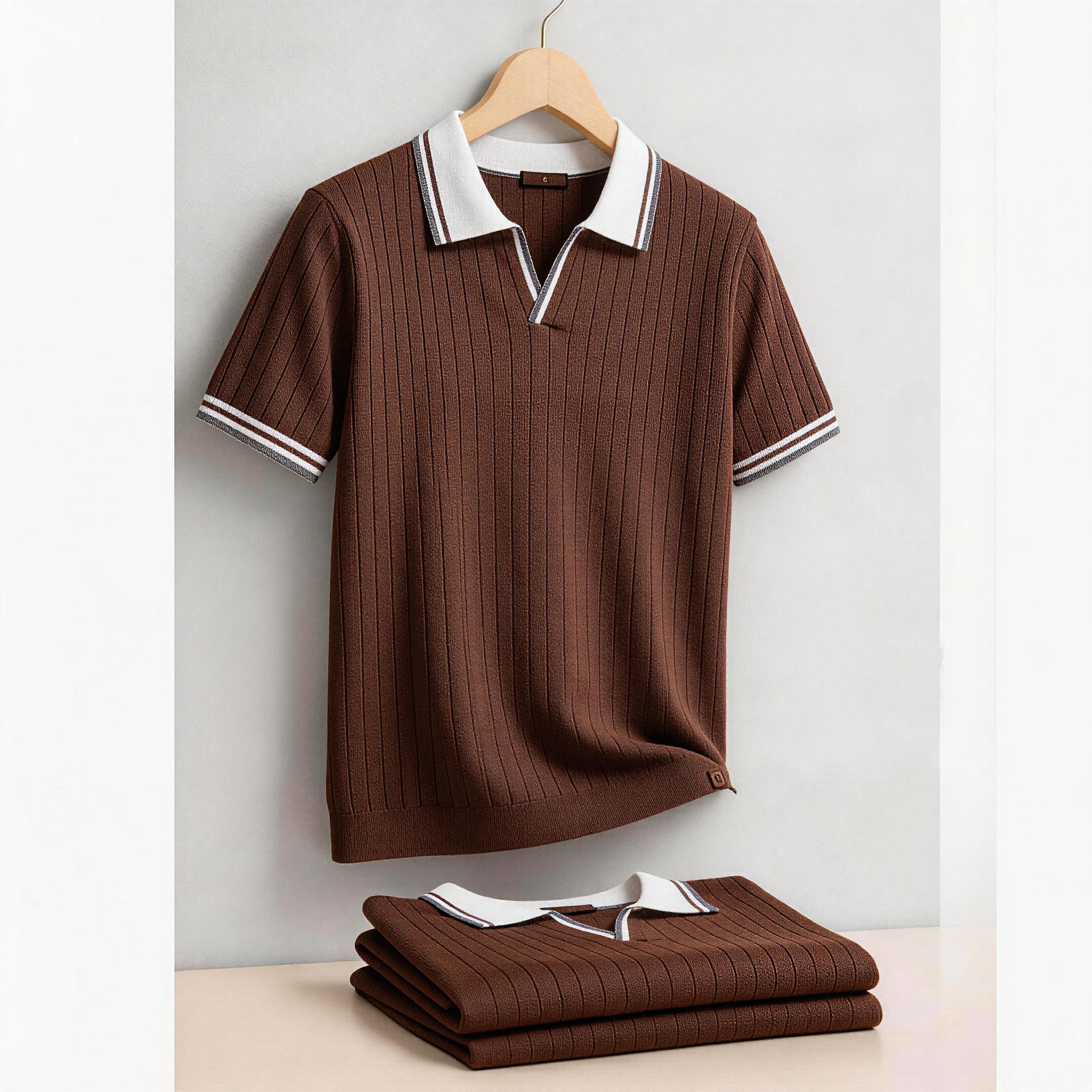 Polo Shirt Pique - AIOPESON Men's Polo Shirt 100% Cotton