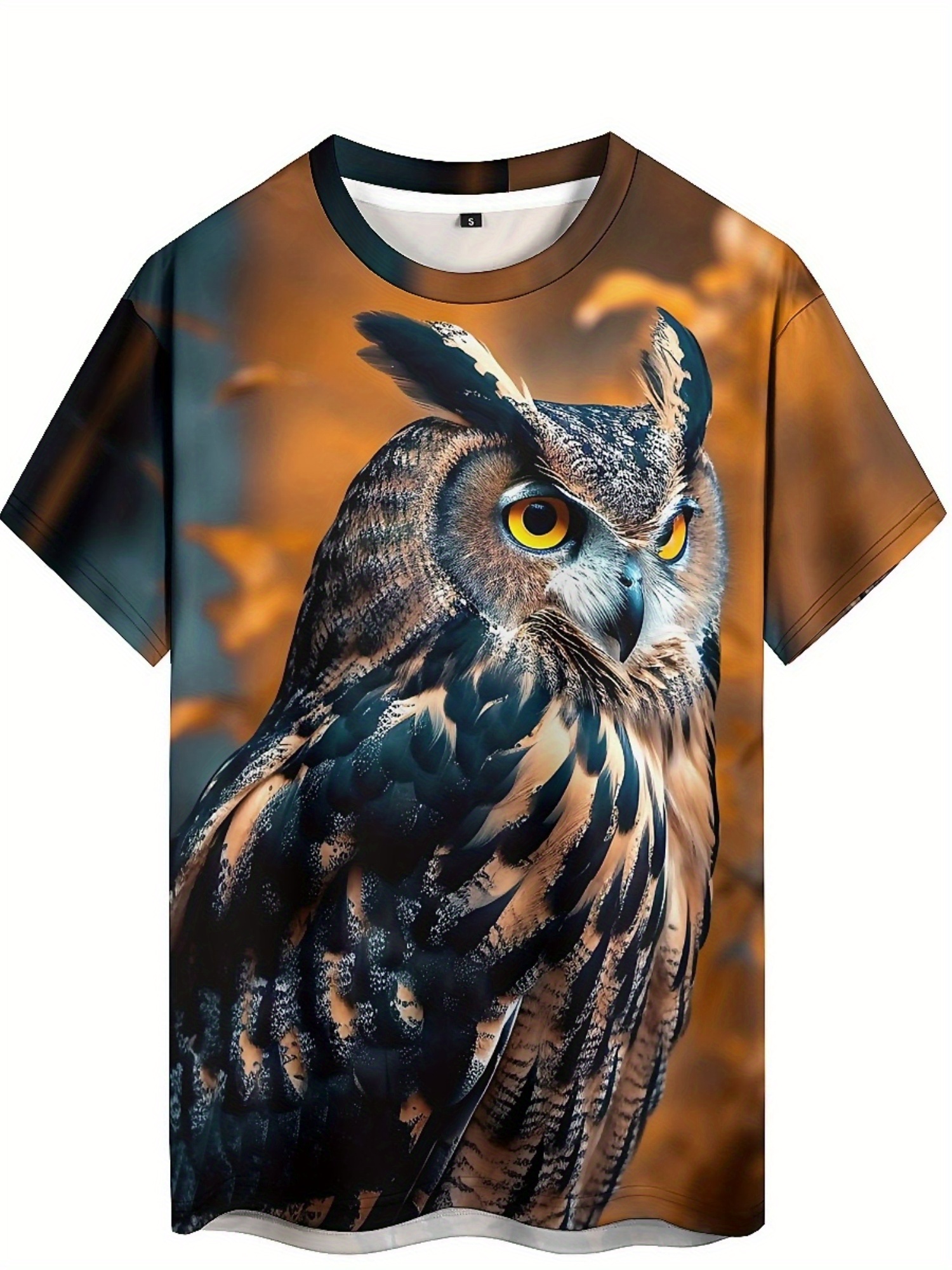 Men's & Women's 3D Print Owl G - Tee Graphic Print review and price