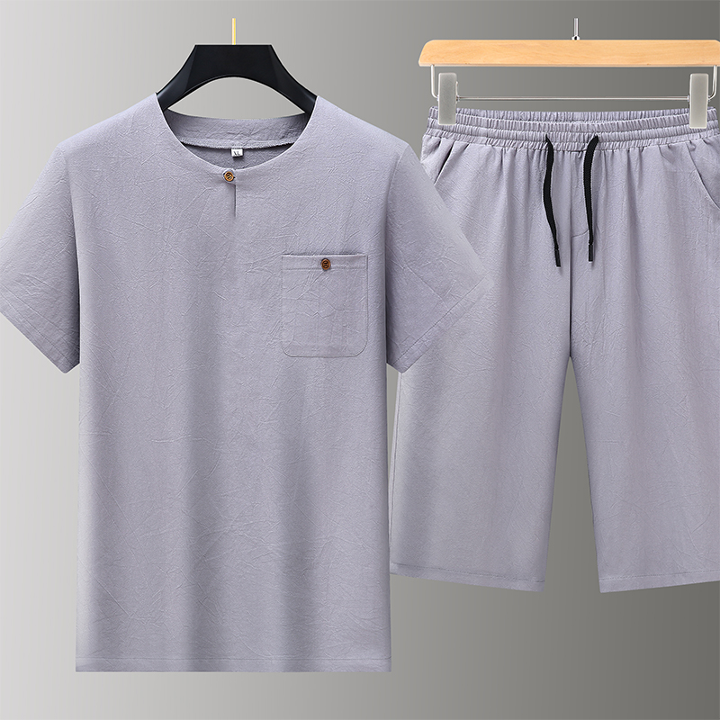 High-quality fashionable men's - Short Linen Drawstring review and price