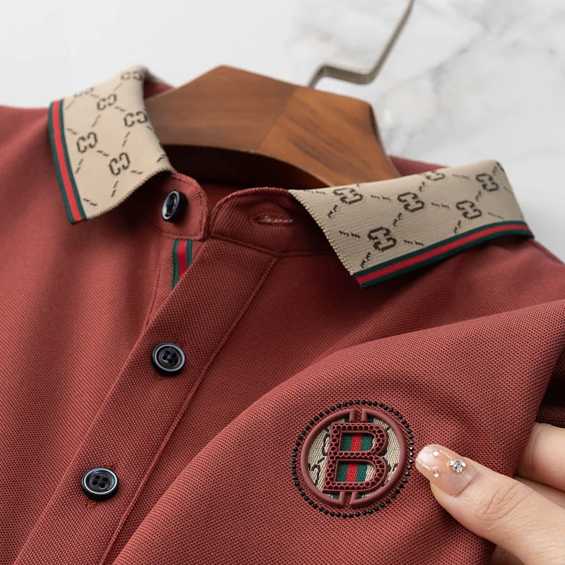 Men's Fashion 2025 Short sleev - Polo Shirt Pique review and price