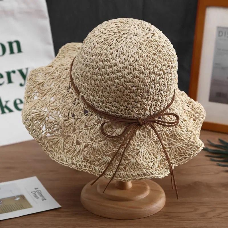 Handwoven Straw Sun Hat – Wome - Bucket Hat Straw review and price