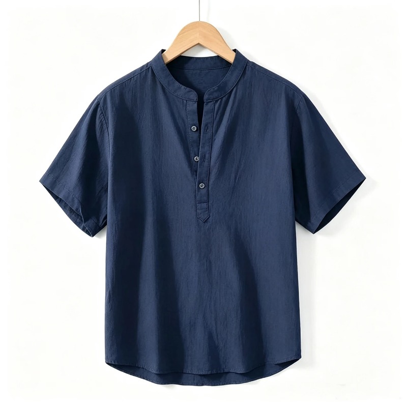 Summer Thin Short-sleeved Shir - Linen Shirt Breathable review and price