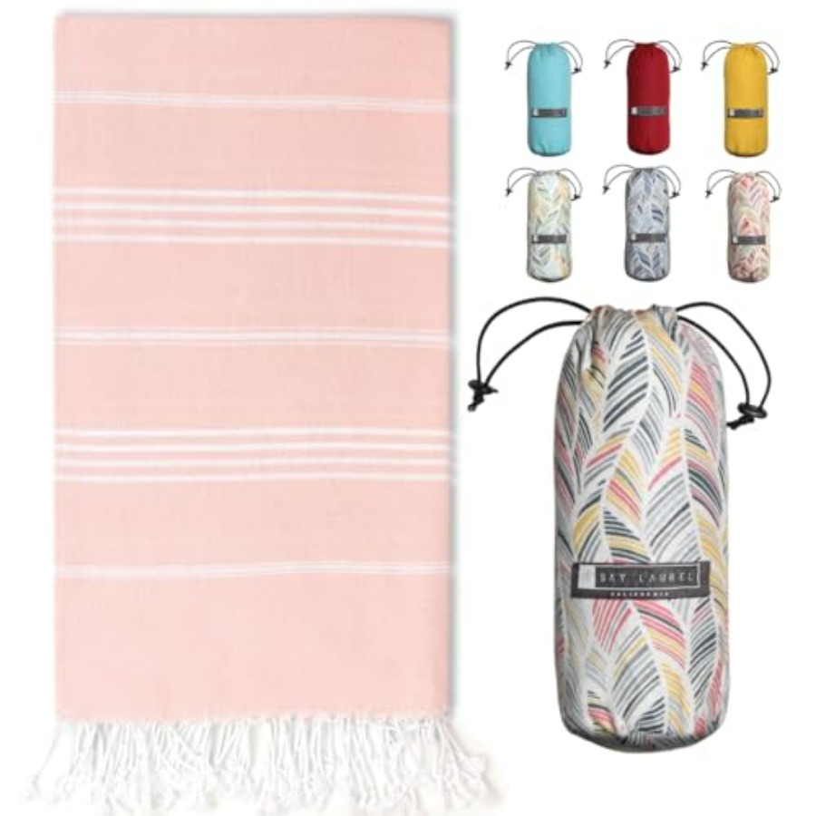Turkish Beach Towel with Trave - Beach Towel Large review and price