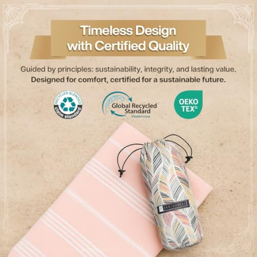 Turkish Beach Towel with Trave - Beach Towel Large review and price
