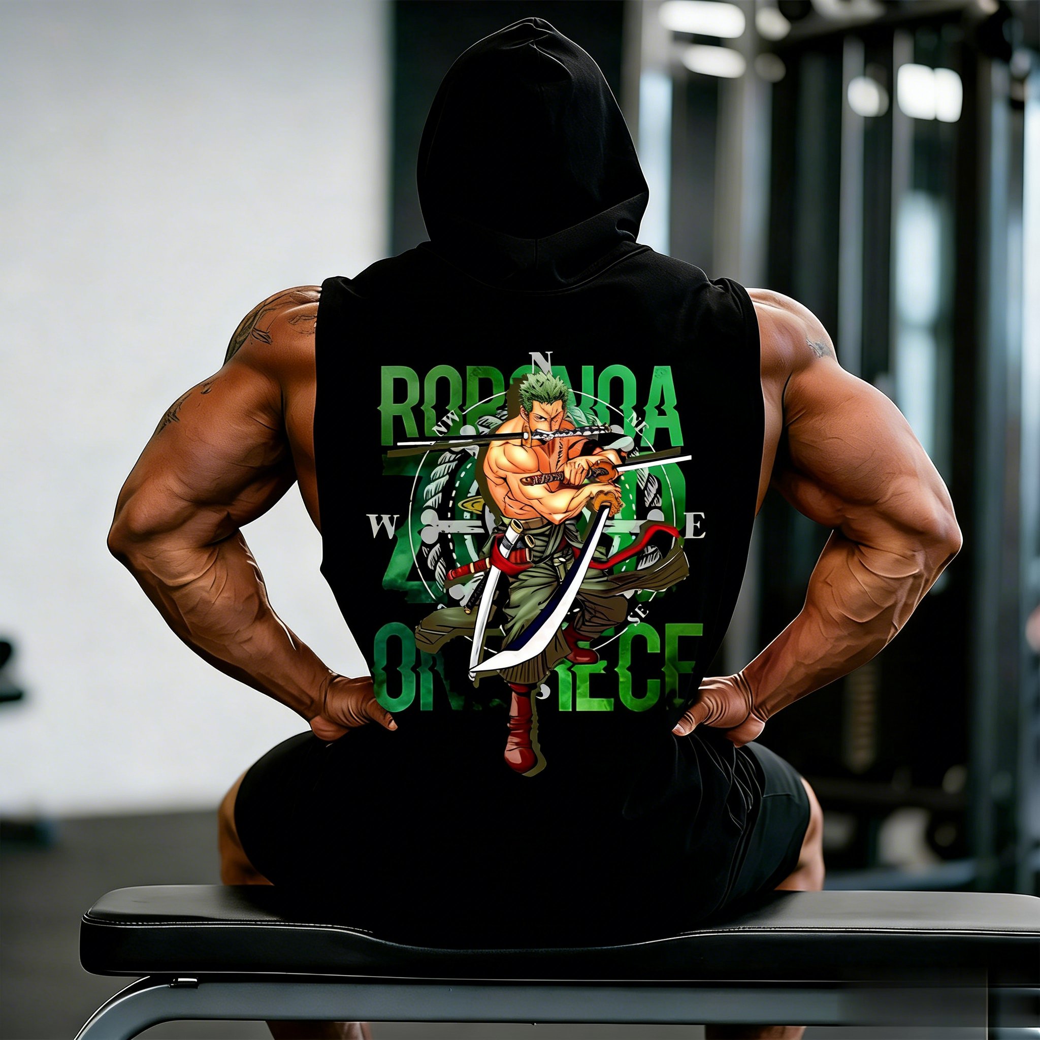 One Piece Zoro Roronoa Anime W - Tank Top Muscle review and price