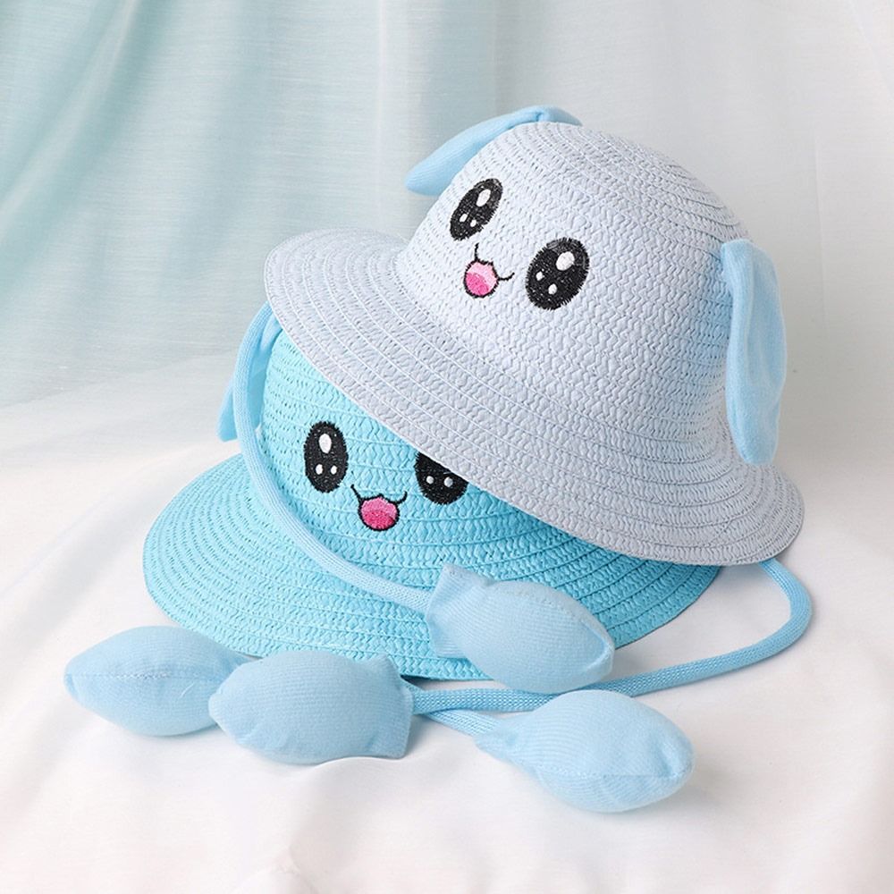 Summer Bucket Cap Moving Ears  - Bucket Hat Straw review and price