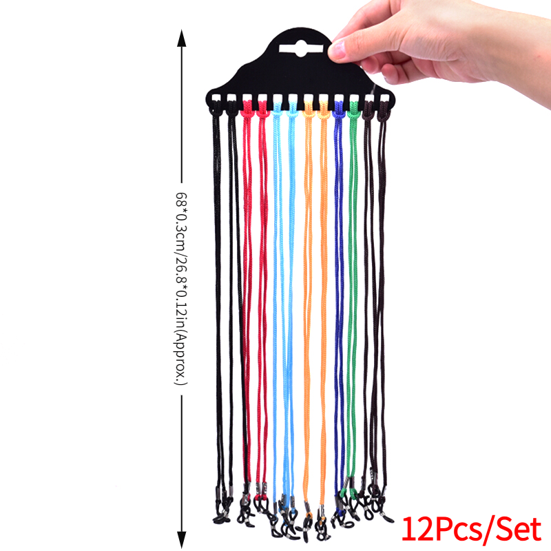12Pcs/Set Nylon Chain Cord Eye - Sunglass Retainer Cord review and price