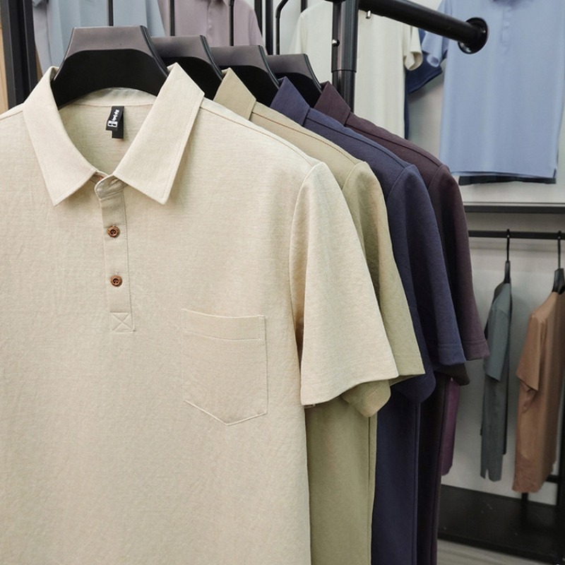 2026 New Men's Short Sleeve Po - Polo Shirt Pique review and price