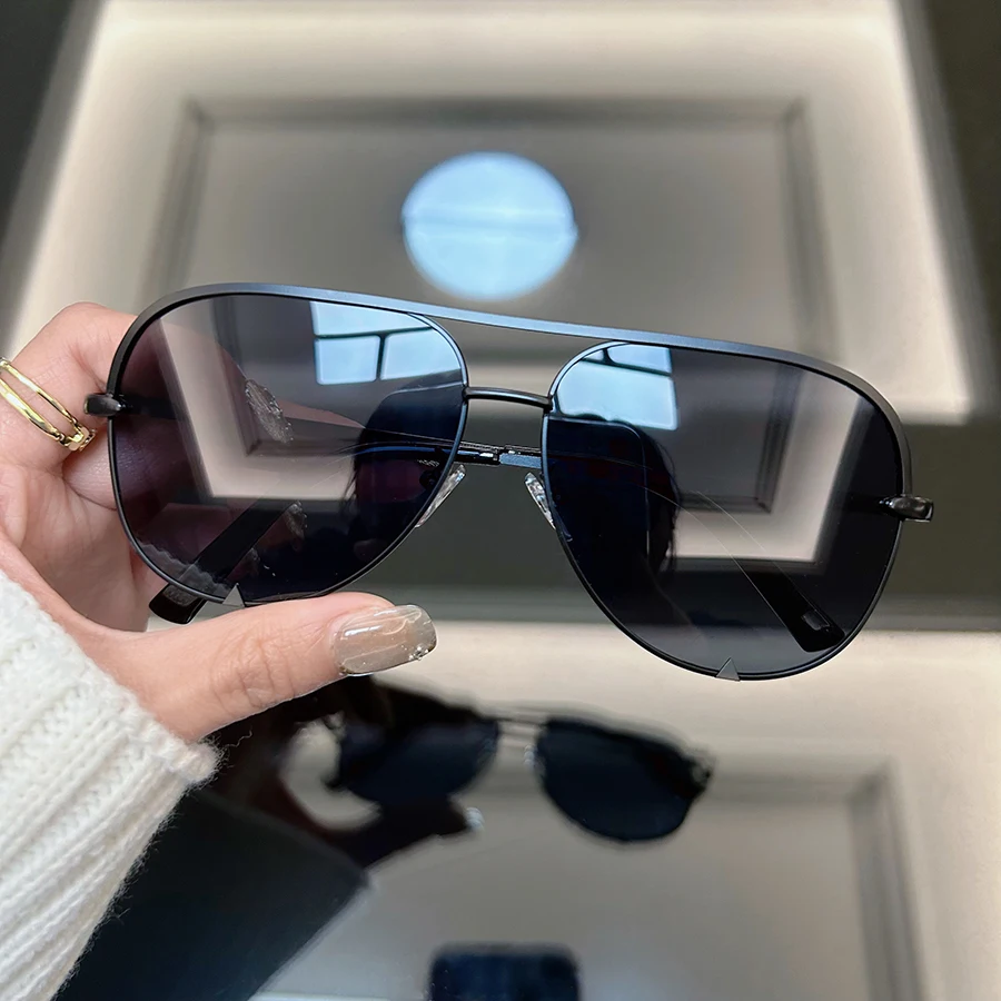 Fashion Vintage Oval Sunglasse - Sunglasses Aviator Polarized review and price