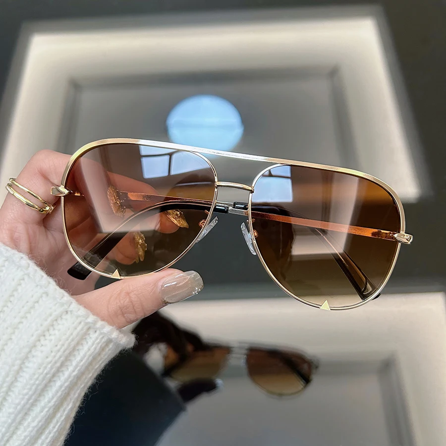 Fashion Vintage Oval Sunglasse - Sunglasses Aviator Polarized review and price
