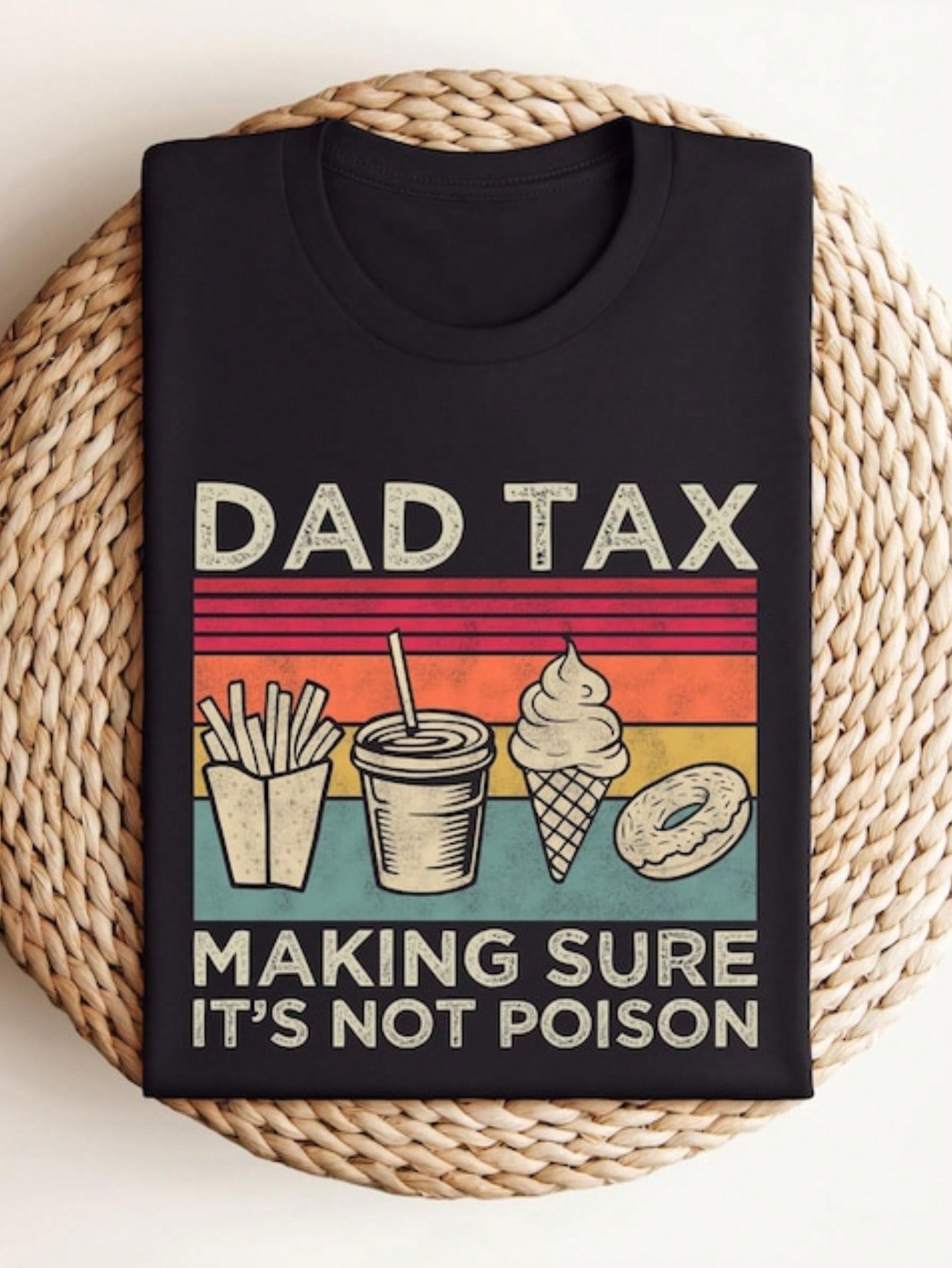 Vintage-Style Dad Tax Graphic  - Tee Graphic Print review and price
