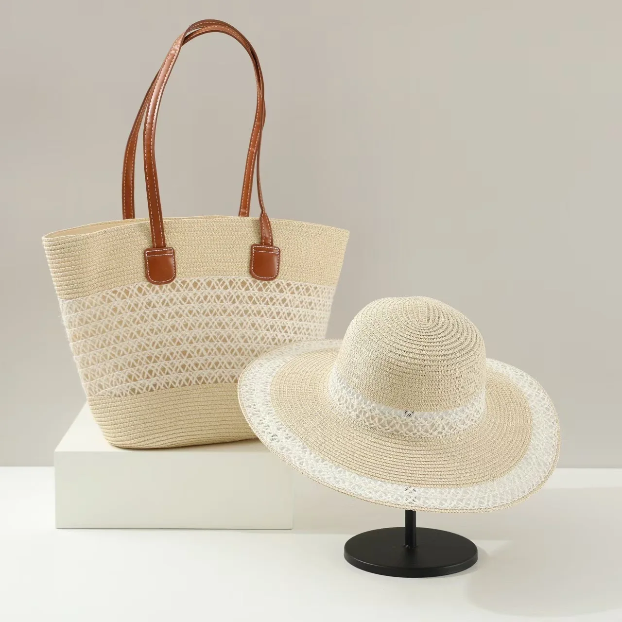 Large Capacity Straw Woven Bag - Bucket Hat Straw review and price