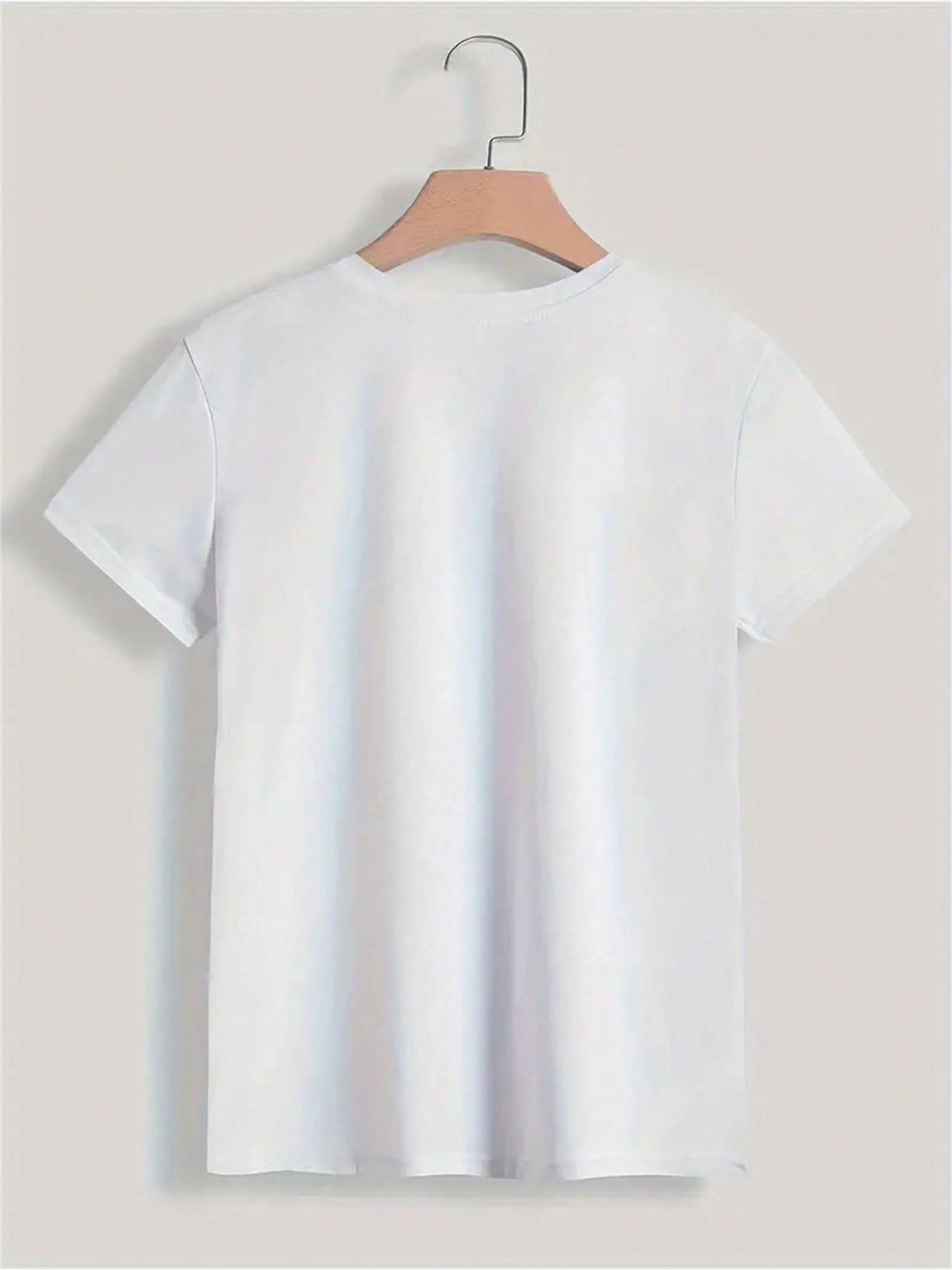 Men's White Cotton Graphic Tee - Tee Graphic Print review and price