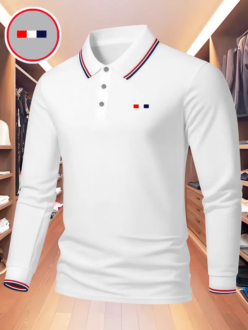 The new men's long-sleeved POL - Polo Shirt Pique review and price