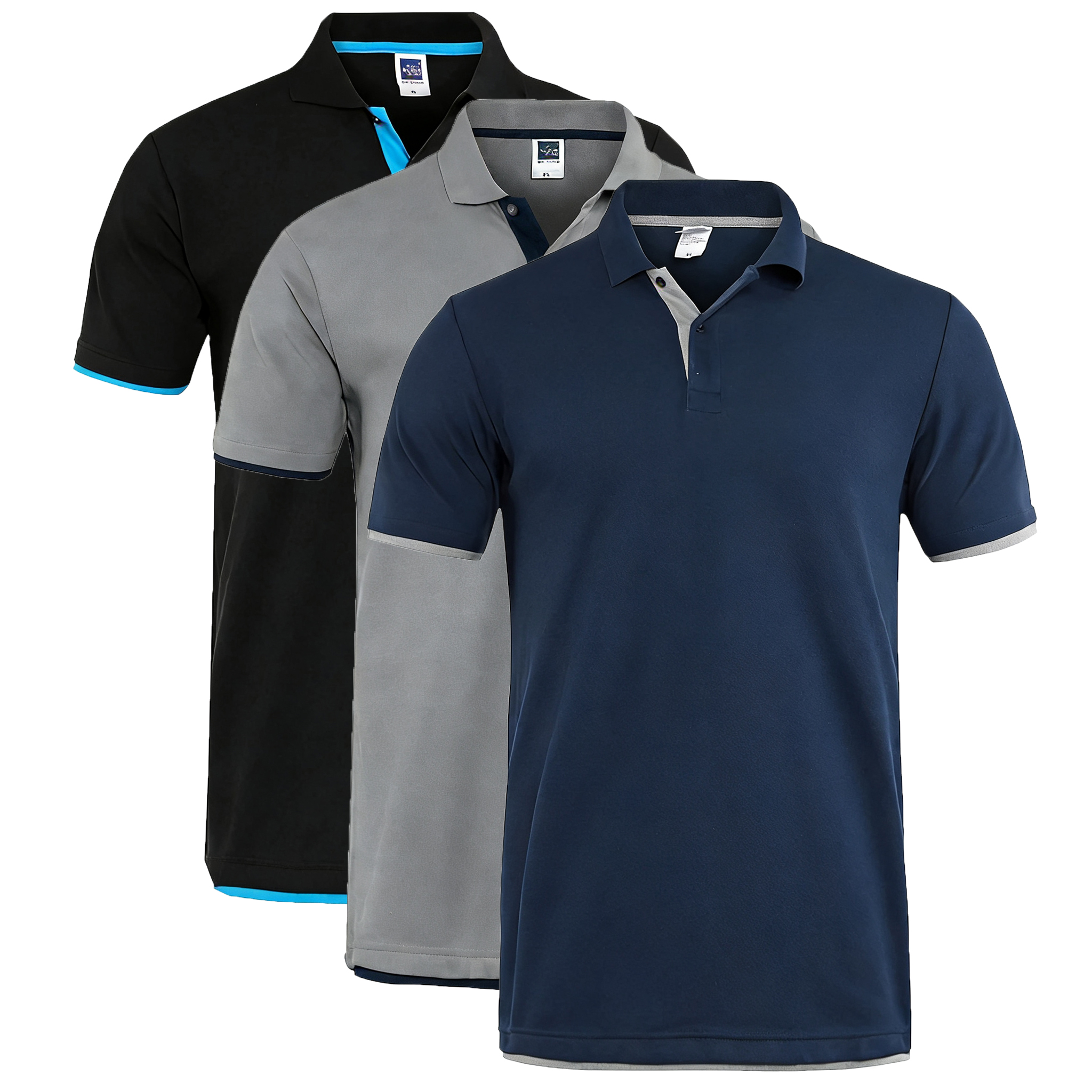 95% Cotton T Shirt Men Summer  - Polo Shirt Pique review and price