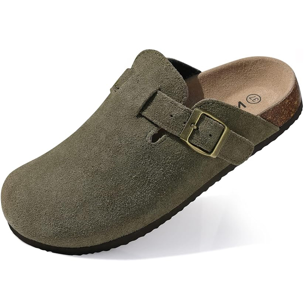 Classic Beach Shoes Men's Sued - Flip Flop Leather Men review and price