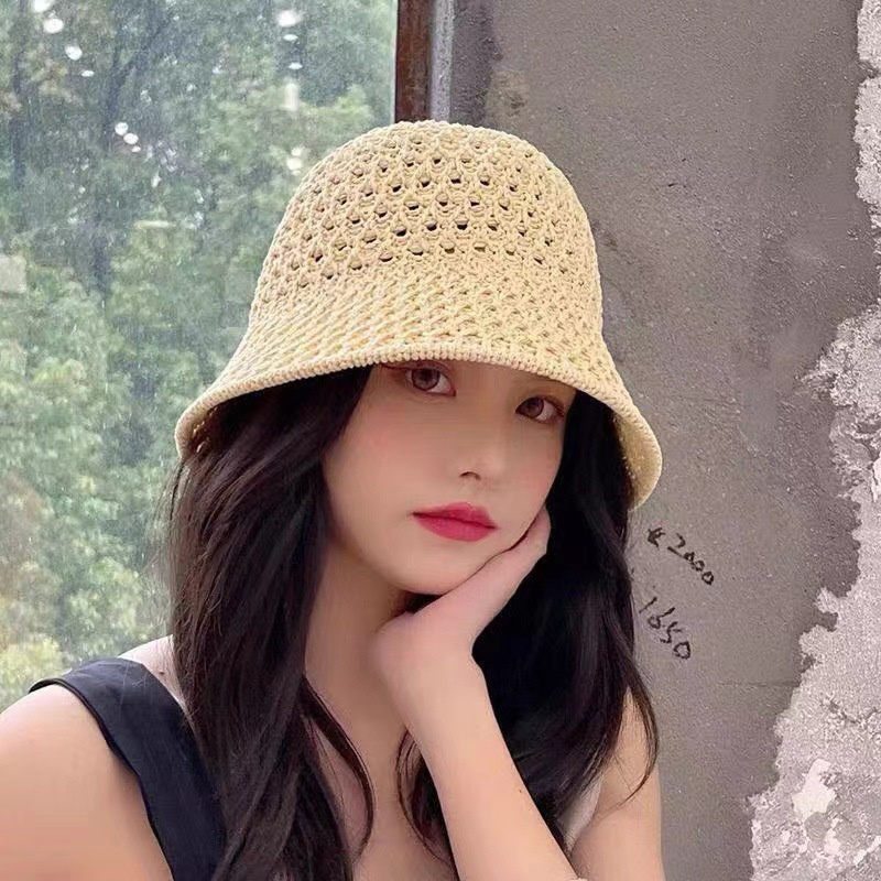 New Girls Sun Hat Wide Brim Fl - Bucket Hat Straw review and price
