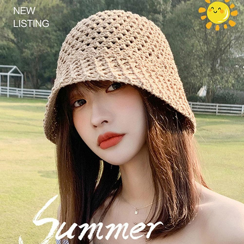 New Girls Sun Hat Wide Brim Fl - Bucket Hat Straw review and price