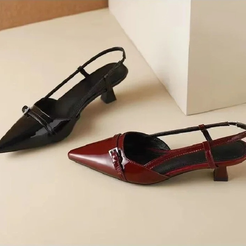Women Sandals Fashion Pointed  - Casual Sandal Leather review and price