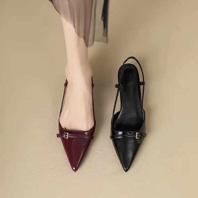 Women Sandals Fashion Pointed  - Casual Sandal Leather review and price