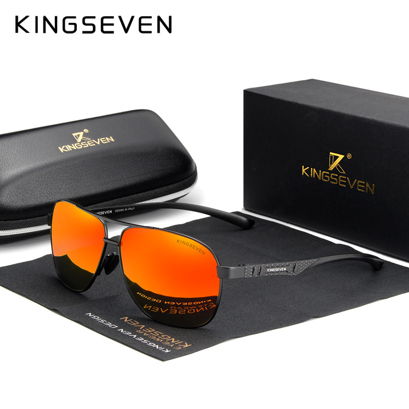 KINGSEVEN Brand Men Sunglasses - Sunglasses Aviator Polarized review and price