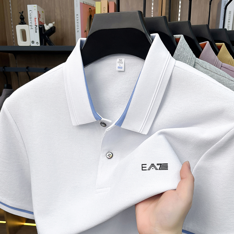 Luxury brand men's short sleev - Polo Shirt Pique review and price