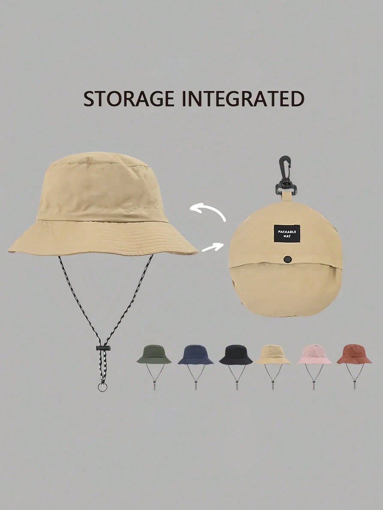 1 Pc Waterproof Bucket Hat, Fo - Packable Hat Nylon review and price