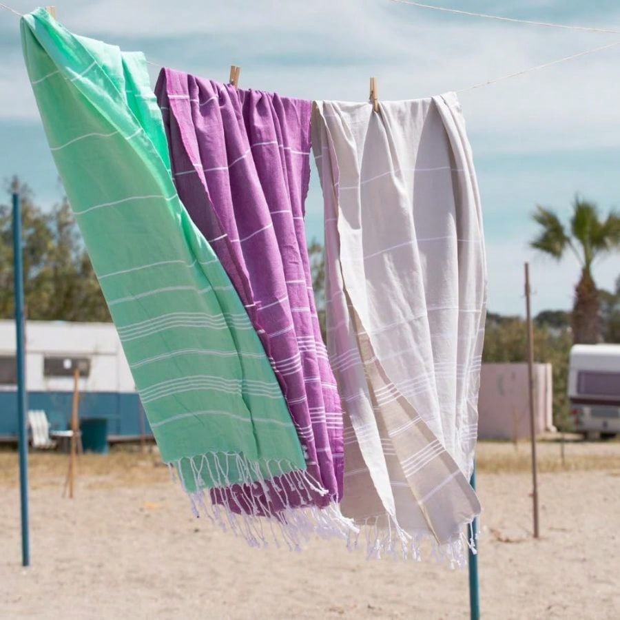 Turkish Beach Towel With Trave - Beach Towel Large review and price