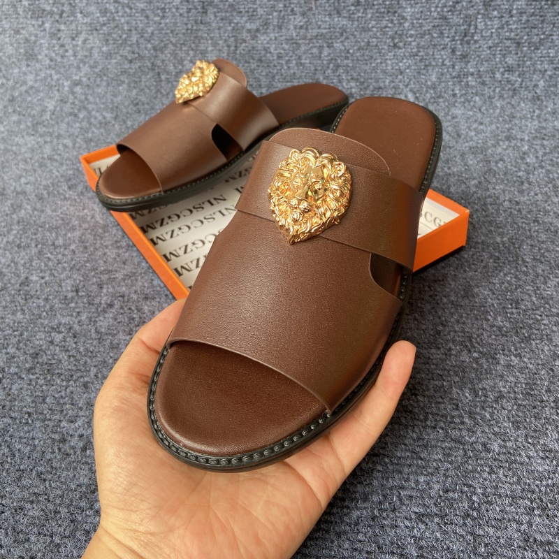 size 38-48 original shoes bran - Flip Flop Leather Men review and price