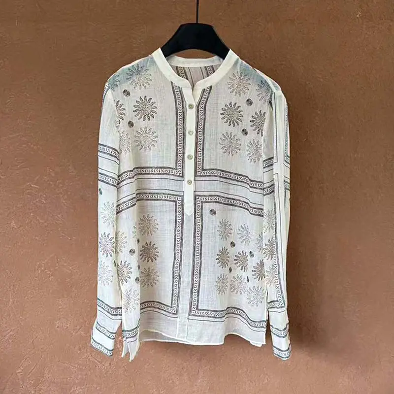 Women New Design Loose Tempera - Resort Shirt Floral review and price