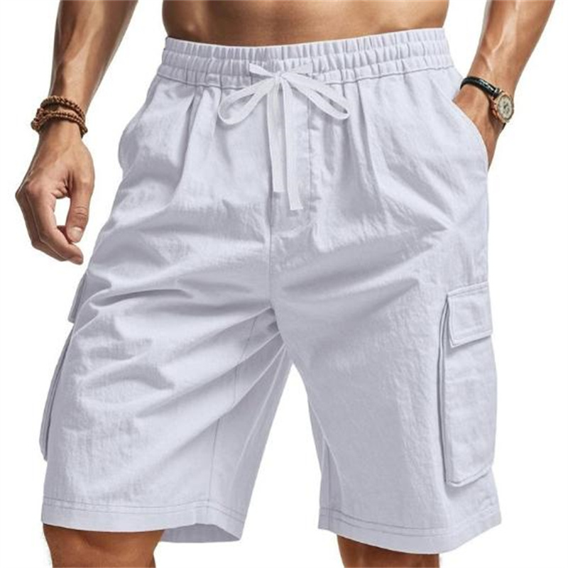 New Multi-Pocket sweatpants Me - Short Linen Drawstring review and price