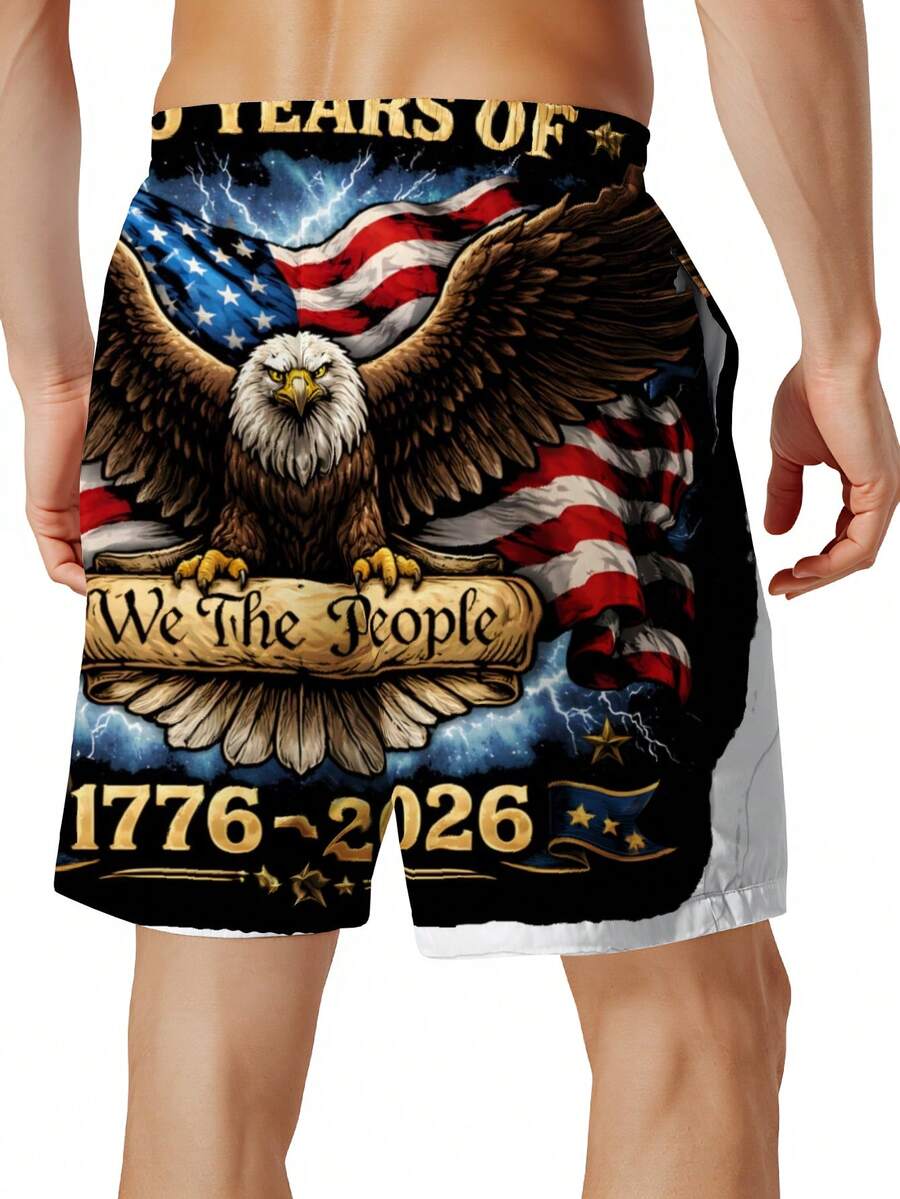 Patriotic Swim Trunks Men Beac - Swim Trunk Quick Dry review and price