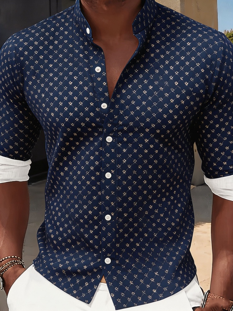 Mens Stylish Slim Fit Shirt Na - Resort Shirt Floral review and price