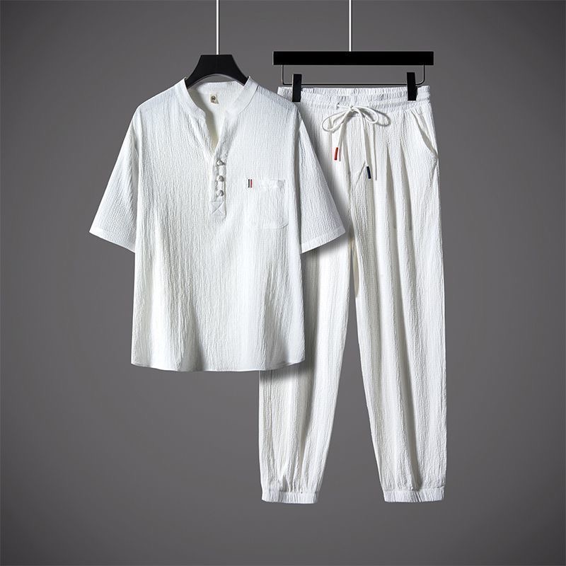 New Summer Fashion Trendy Cott - Linen Shirt Breathable review and price
