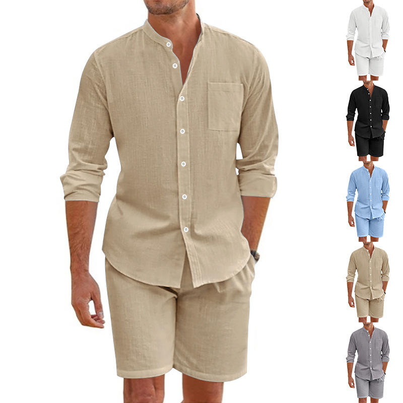 Men's Summer Linen Button up S - Linen Shirt Breathable review and price