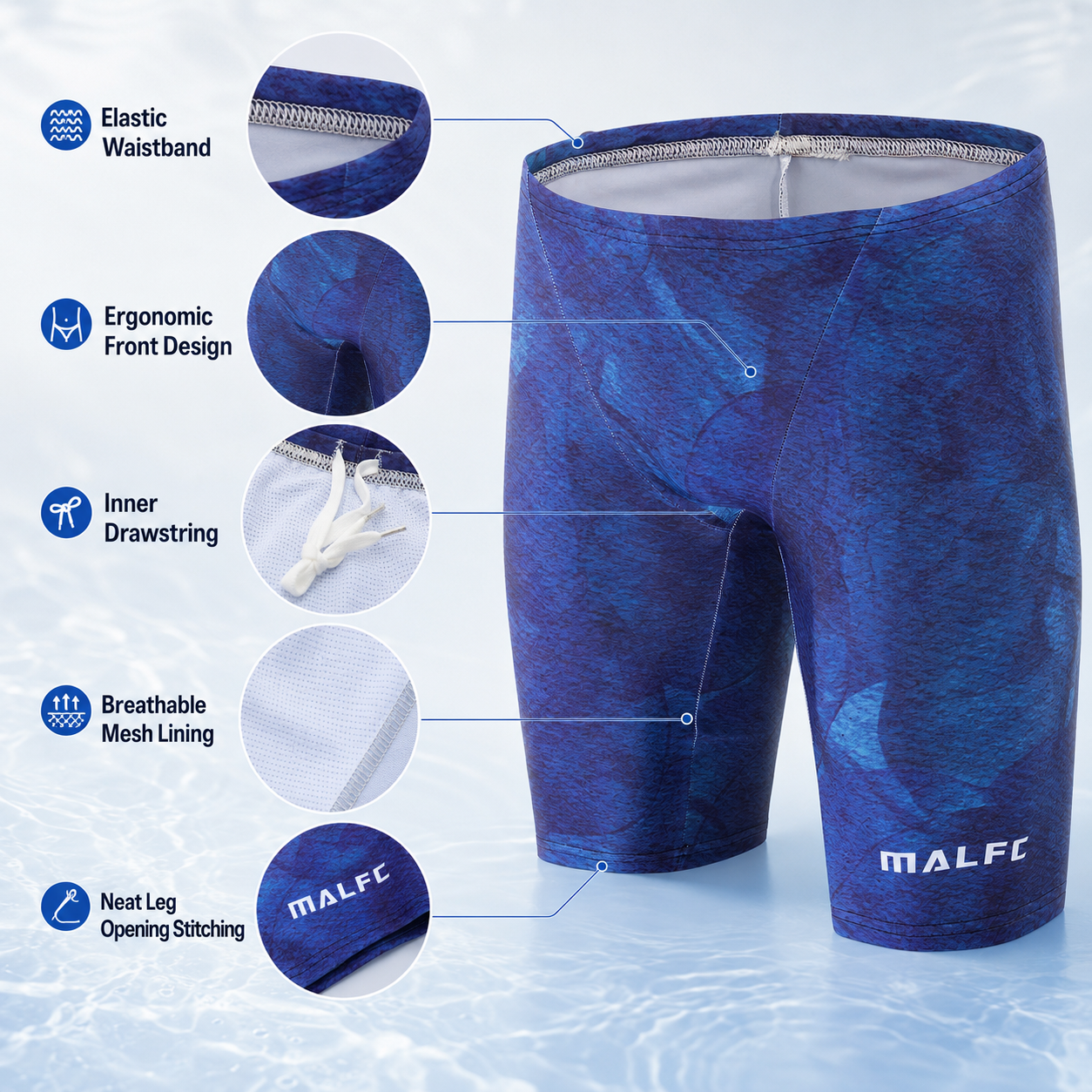 MALFC Summer Men's Swim Jammer - Swim Trunk Quick Dry review and price