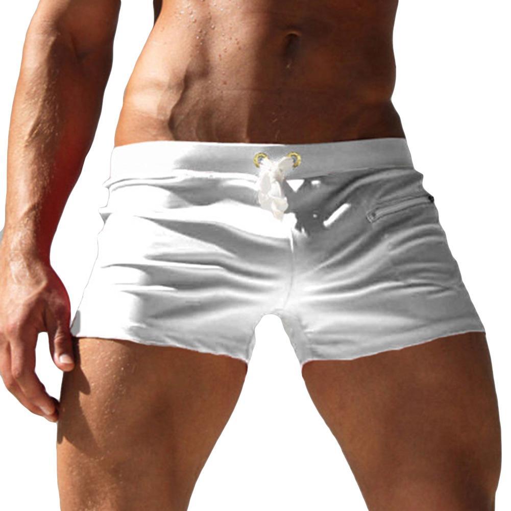 Men Solid Color Swimming Trunk - Trunks Board Surf review and price