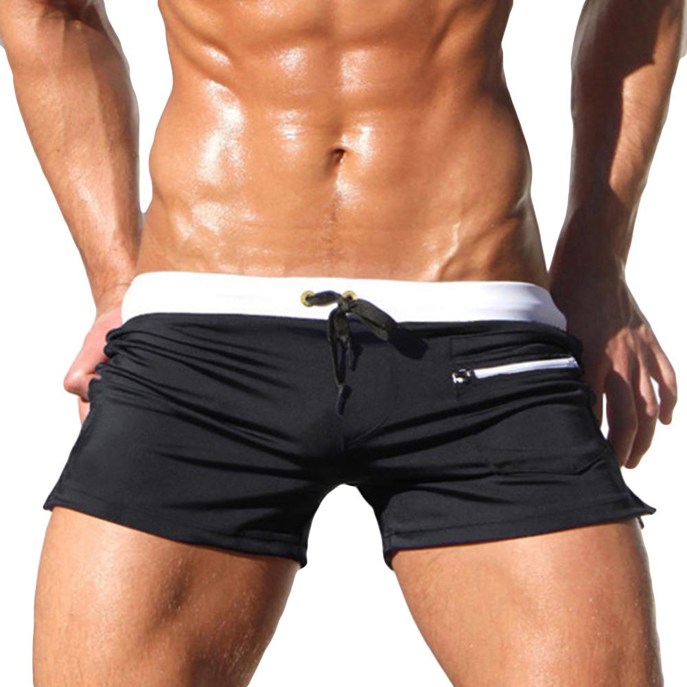 Men Solid Color Swimming Trunk - Trunks Board Surf review and price