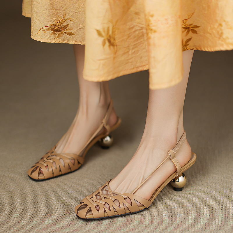 2026 Summer Designer High Heel - Casual Sandal Leather review and price