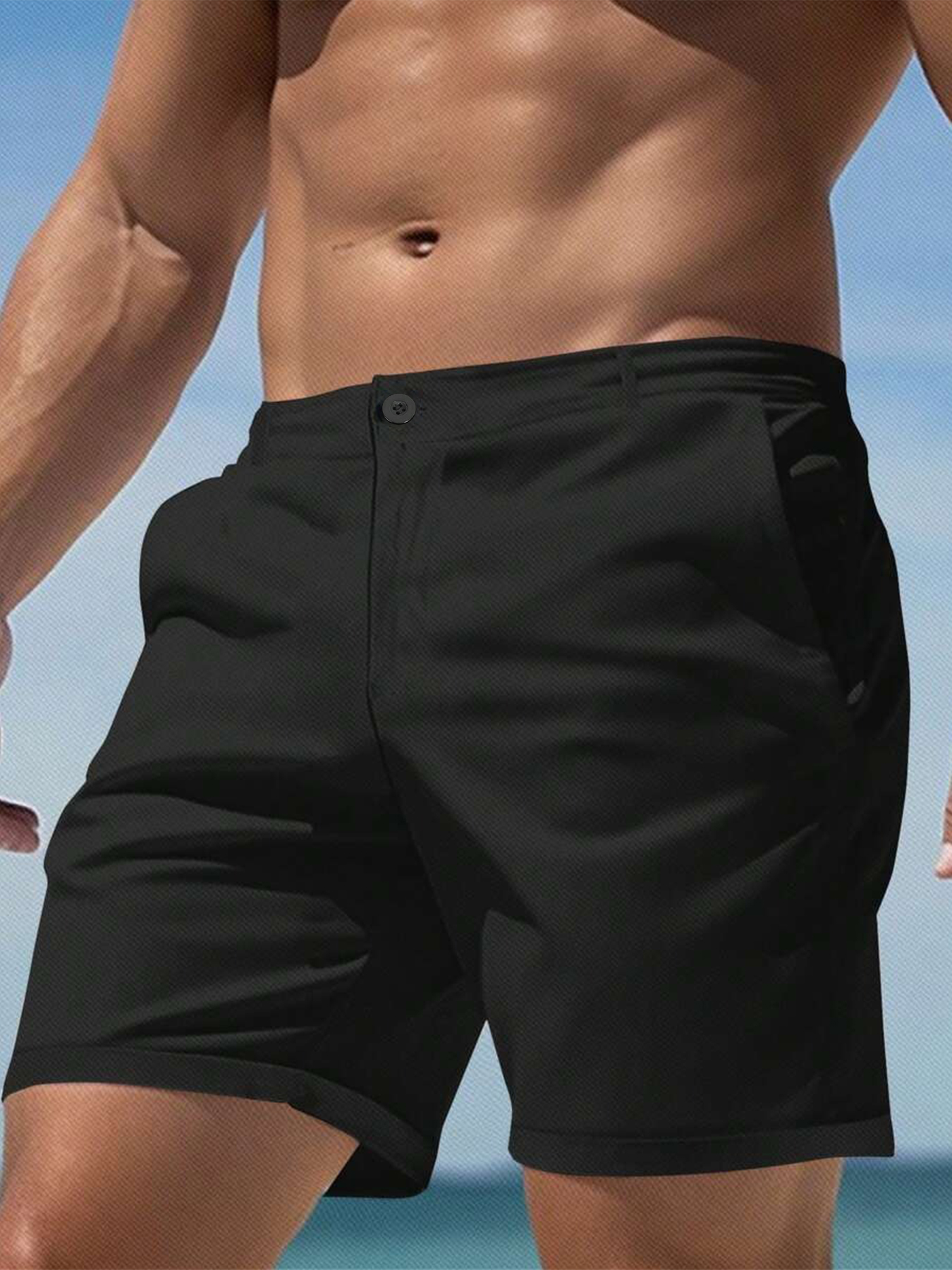 Men's Slim Fit Chino Shorts Su - Shorts Chino Slim review and price