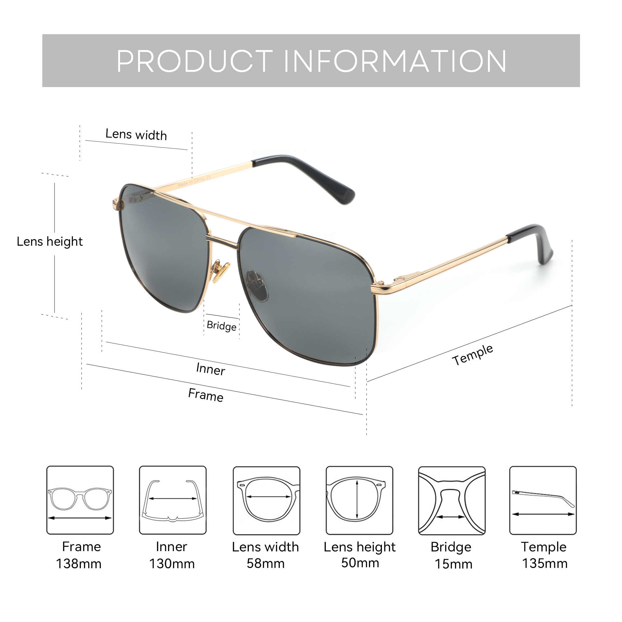 BLUEMOKY Aviator Polarized Pre - Sunglasses Aviator Polarized review and price