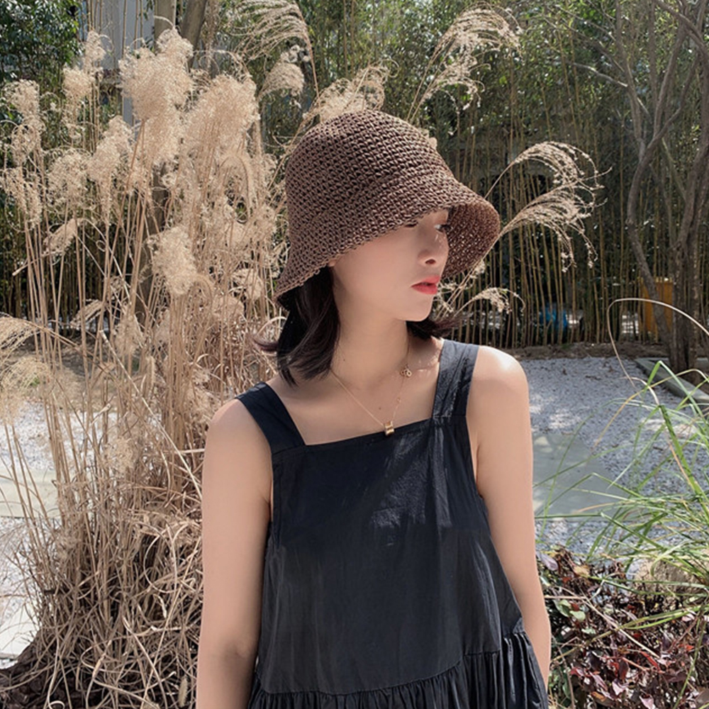Hot Women's Fashion Summer Cap - Bucket Hat Straw review and price