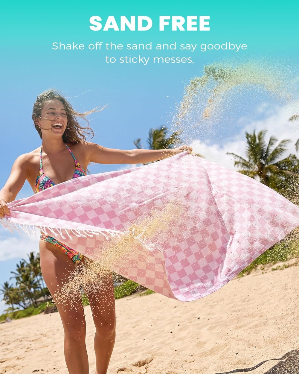 Travel Vacation Essentials Tur - Beach Towel Large review and price