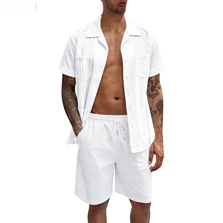 New Men's Summer Casual Sport  - Short Linen Drawstring review and price