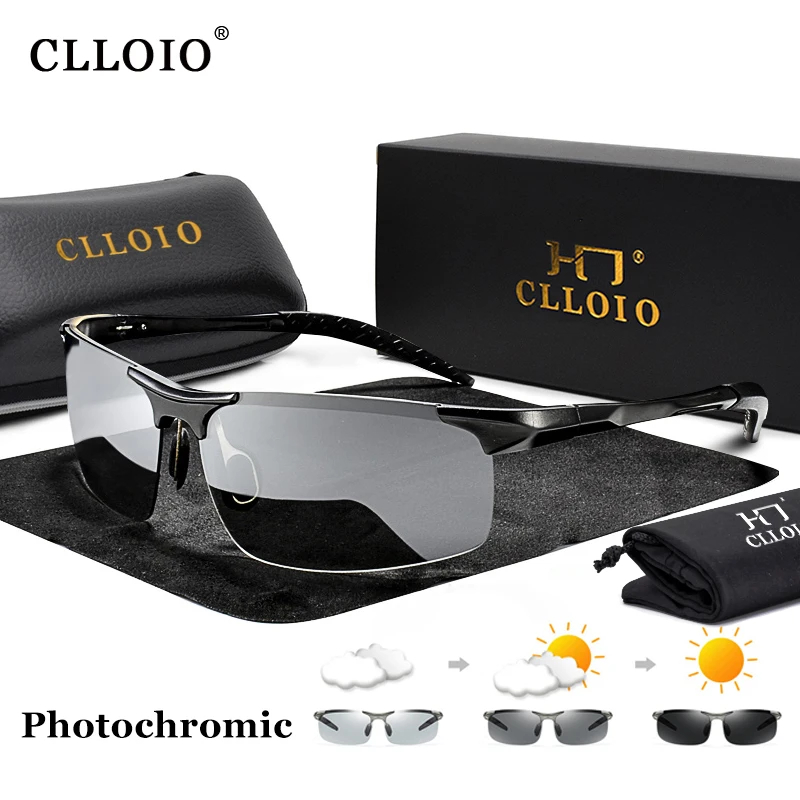 CLLOIO Aluminum Photochromic S - Sunglasses Aviator Polarized review and price
