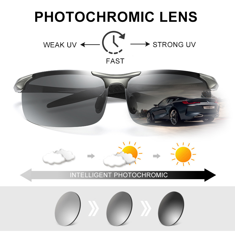 CLLOIO Aluminum Photochromic S - Sunglasses Aviator Polarized review and price