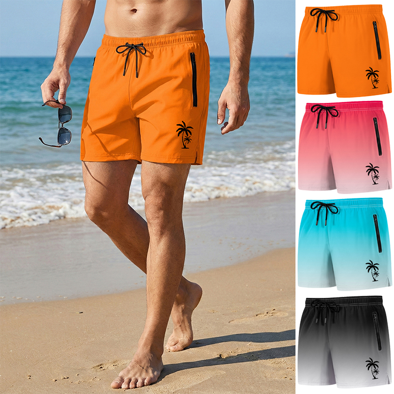 Palm Tree Print Board Shorts f - Swim Trunk Quick Dry review and price