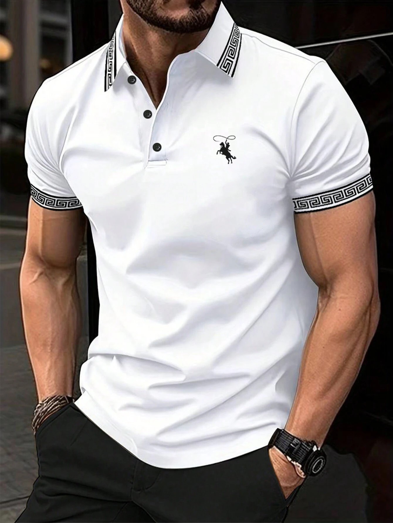 The new men's short-sleeved PO - Polo Shirt Pique review and price