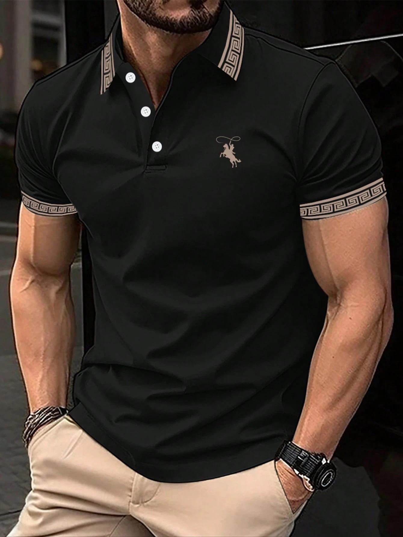 The new men's short-sleeved PO - Polo Shirt Pique review and price
