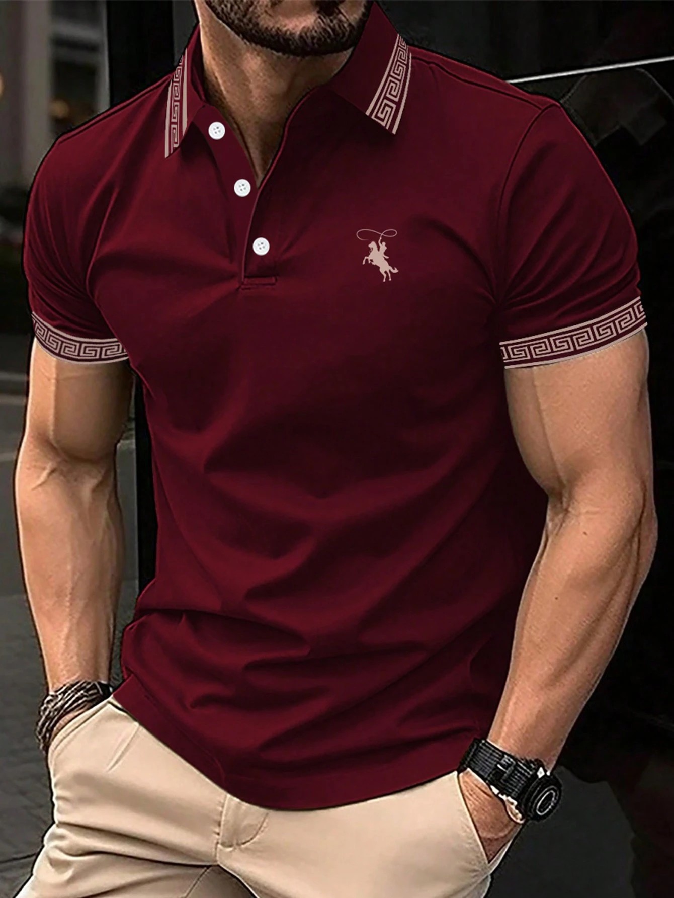 The new men's short-sleeved PO - Polo Shirt Pique review and price